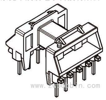 Z-2020/EF20卧式(5+5PIN)