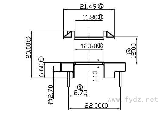 EC-2823/EC28立式(6+6PIN)