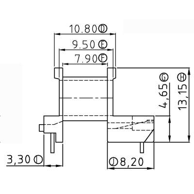 EE-1307/EE13卧式(5+2PIN)