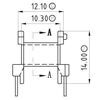 EE-1604/EE16卧式(5+5PIN)