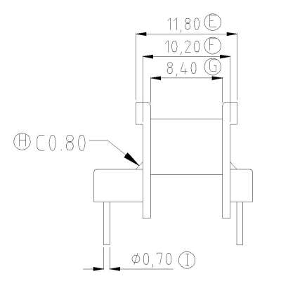 EE-1608/EE16卧式(5+5PIN)