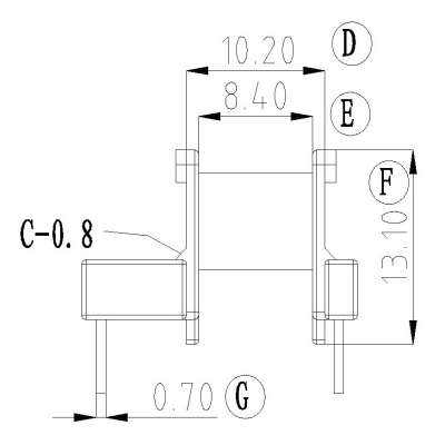 EE-1608-2/EE16卧式(5+5PIN)