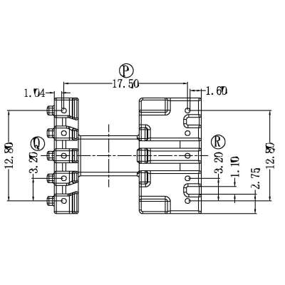 EE-1615/EE16卧式(5+5PIN)