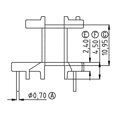 EI-1908-1/EI19立式(5+4PIN)