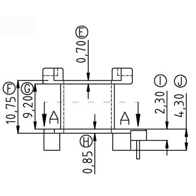 PQ-22.5/PQ22立式(5PIN)