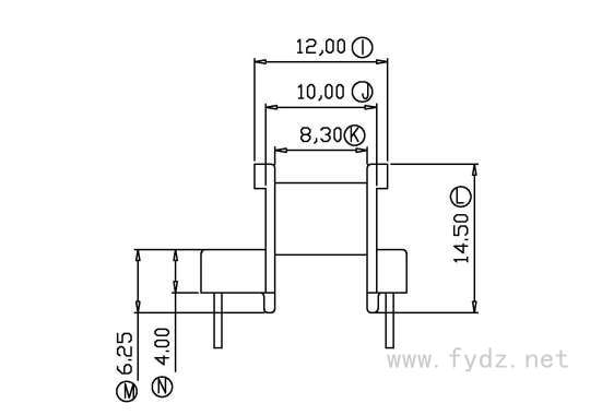 EE-1608-1/EE16卧式(5+5PIN)