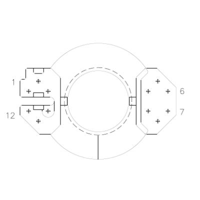 RH-RM-1002/RM-10(6+6PIN)