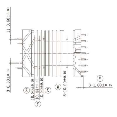 EFD-2023/SMD EFD20卧式(8SEC 7+2PIN)