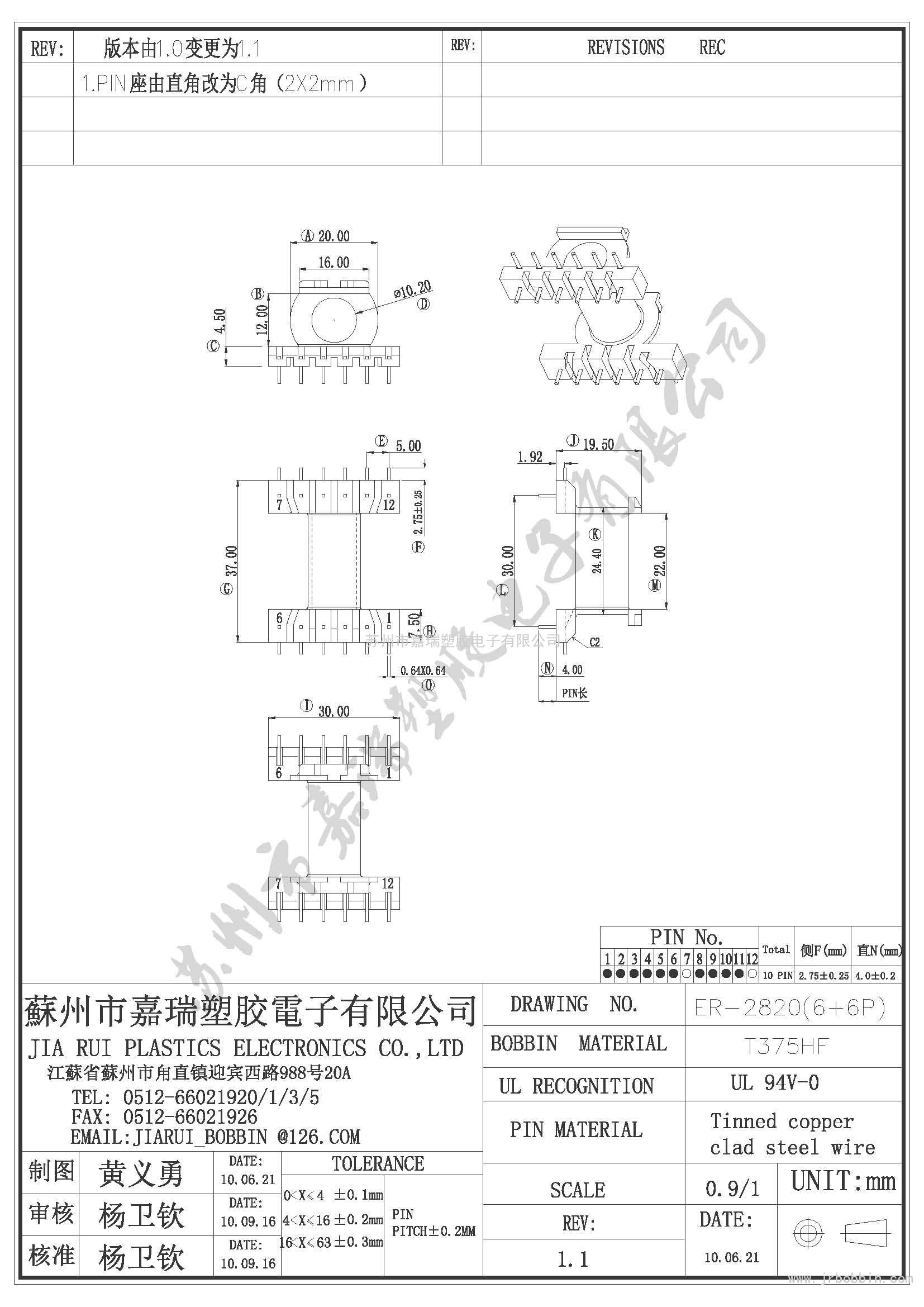 ER28（6+6)P卧式单槽ER-2820