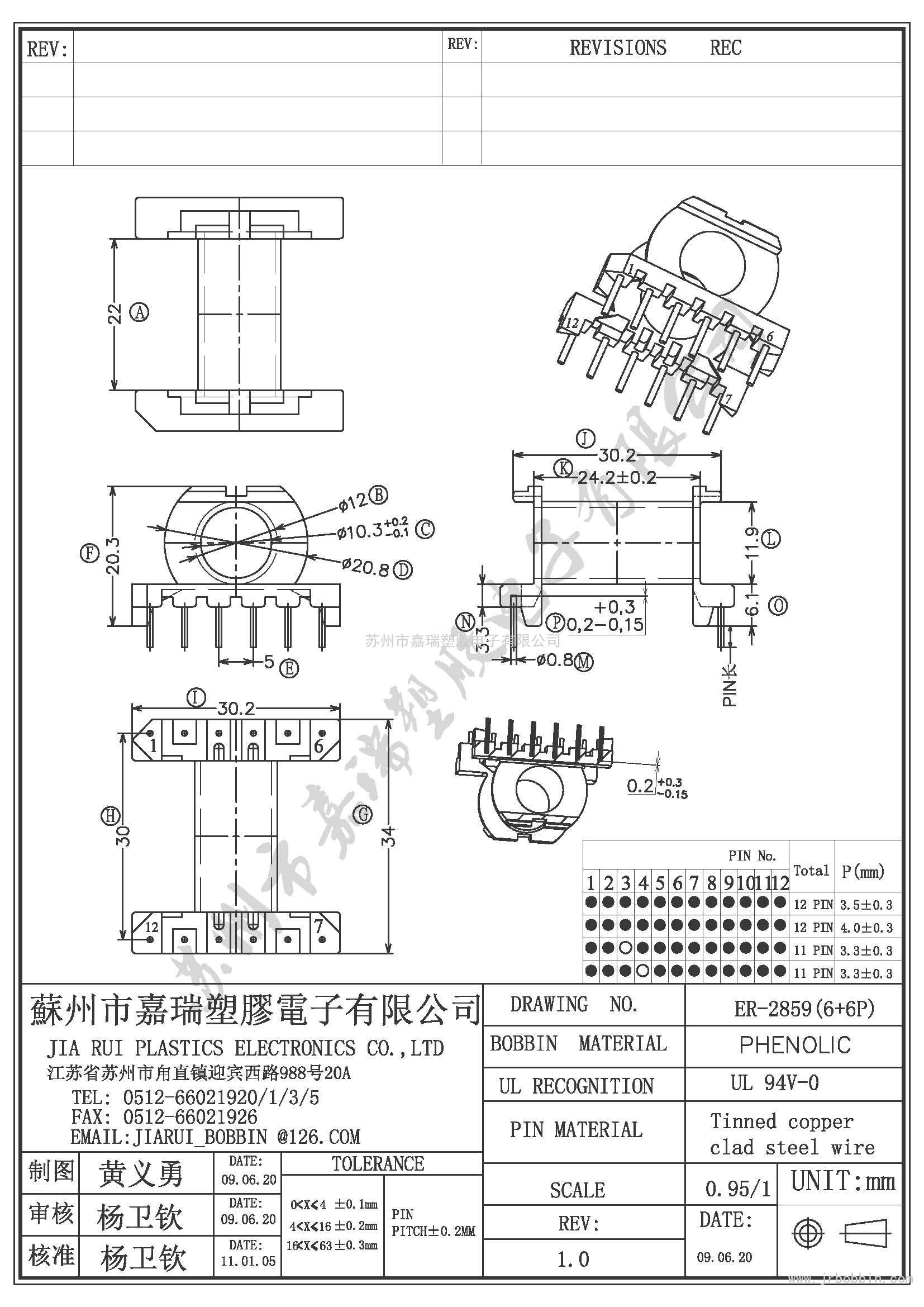 ER28（6+8)P卧式单槽ER-2859