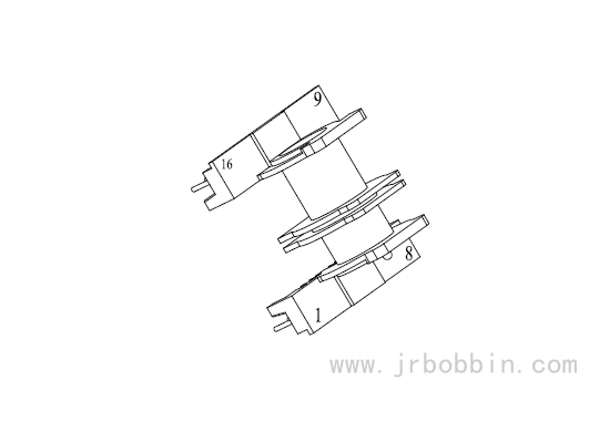 ER35（8+8)P卧式双槽ER-3542图2