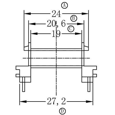 RH-EE-1920/EE19卧式(5+5PIN)