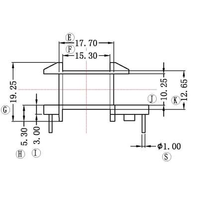 RH-EE-2803/EE28卧式(5+4PIN)