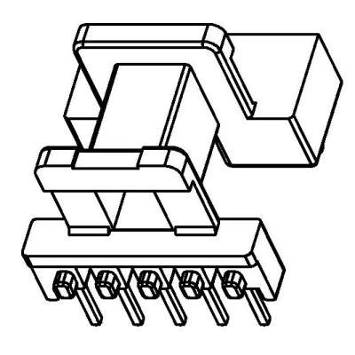 EE-1648/EE16卧式(5+2PIN)