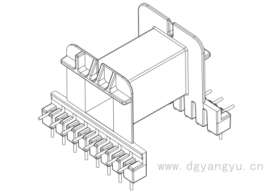 Y-4208 EE42卧式8+8 L PIN