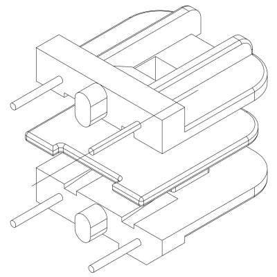 SR-UU-1005/UU-10.5卧式双槽(2+2)PIN