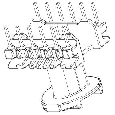 SR-ECD-2013/ECD-20立式(6+6)PIN