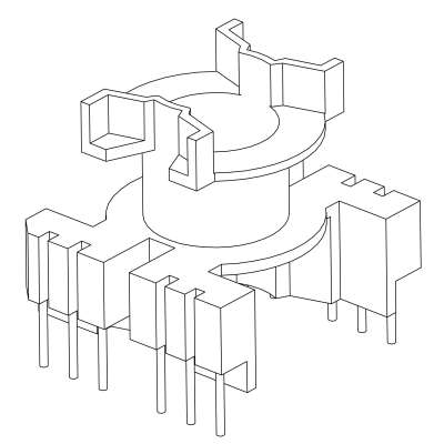 SR-PQ-2606-2-1/PQ-26立式(6+6)PIN