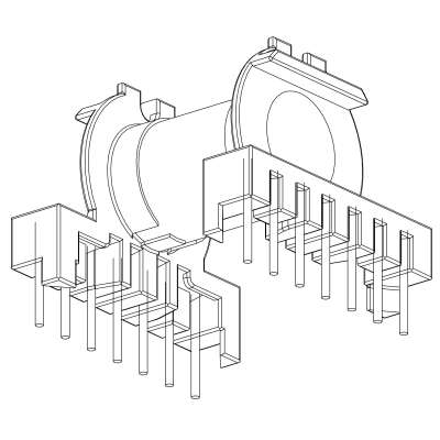 SR-ER-3505/ER-35卧式单槽(7+7)PIN