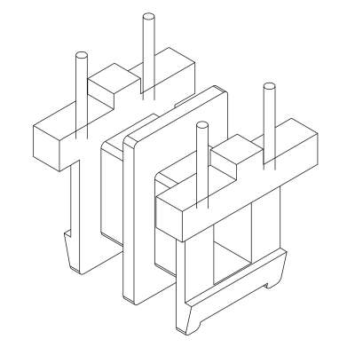 SR-EE-1006/EE-10卧式双槽(2+2)PIN