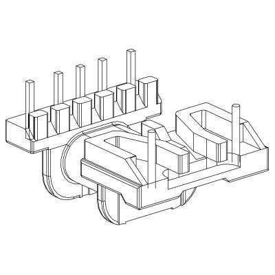 SR-EPC-1703/EPC-17卧式单槽(5+2)PIN