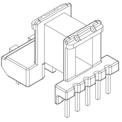 SR-EE-1636/EE-16卧式(5+2)PIN