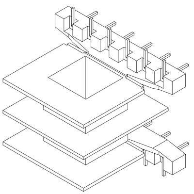 SR-EI-4113/EI-41立式(6+6)PIN