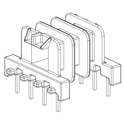 SR-EF-2022-1/EF-20卧式三槽(4+4)PIN