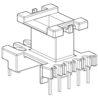 SR-EE-2208/EE-22立式(5+2)PIN