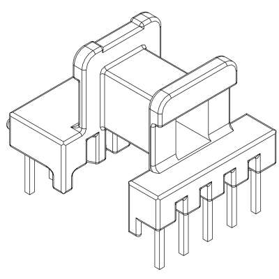 SR-EE-1642/EE-16卧式(5+5)PIN