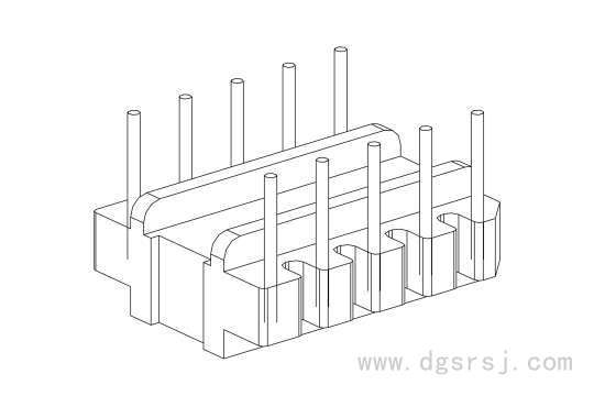 SR-BASE-003/EE16(5+5)PIN底座图1