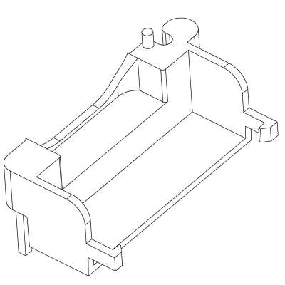 SR-CASE-004/CASE-004磁环外壳