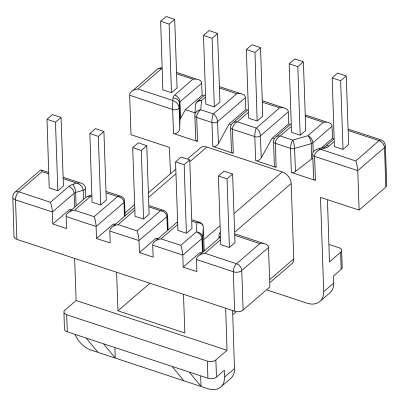 SR-EE-1205/EE-12卧式(5+5)PIN