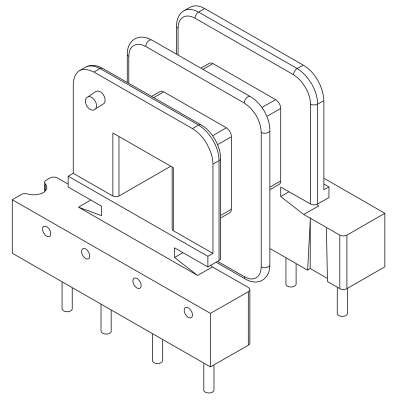 SR-EE-1933-1/EE-19卧式(4+4)PIN