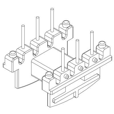 SR-EE-2401/EE-24卧式单槽(3+3)PIN