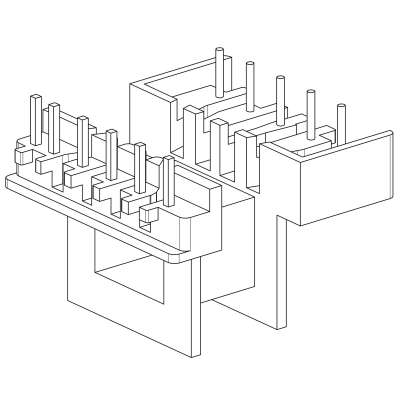 SR-EFD-2803/EFD-28卧式(5+6)PIN