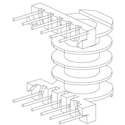 SR-ER-2802/ER-28卧式四槽(6+6)PIN