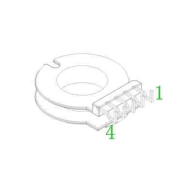 SR-POT-3310/POT-33卧式单槽单边(5PIN)