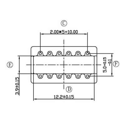 SYW-1201-2/DIP 12PIN底座