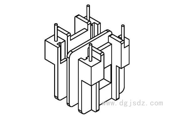 JS-2530/EE25卧式(2+2PIN)双槽电木
