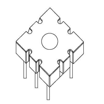 BASE-025(3+3)PIN