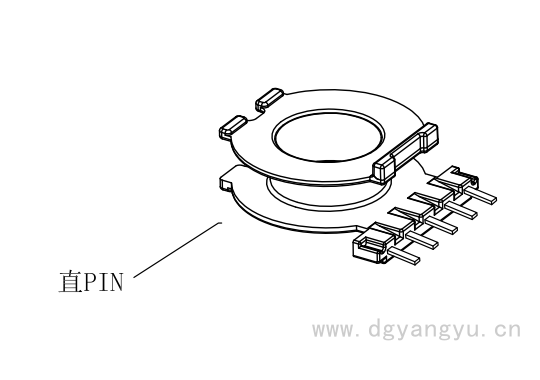 Y-2523 EQ25立式5PIN图2