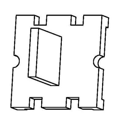 HX-B012-1 14X14X11(2+2P)底座