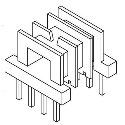 ZS-1013 卧式EE-10(4+4)PIN