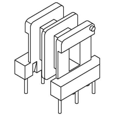 ZS-1318 卧式EE-13(3+3)PIN