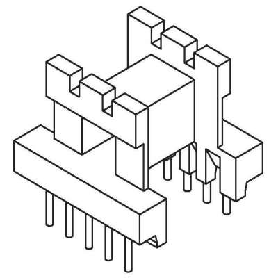 ZS-1603 卧式EE-16(5+5)PIN