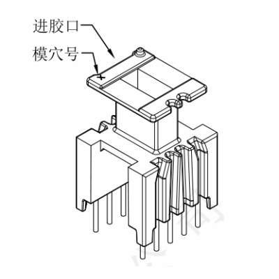 EE-1321  立式5+5PIN