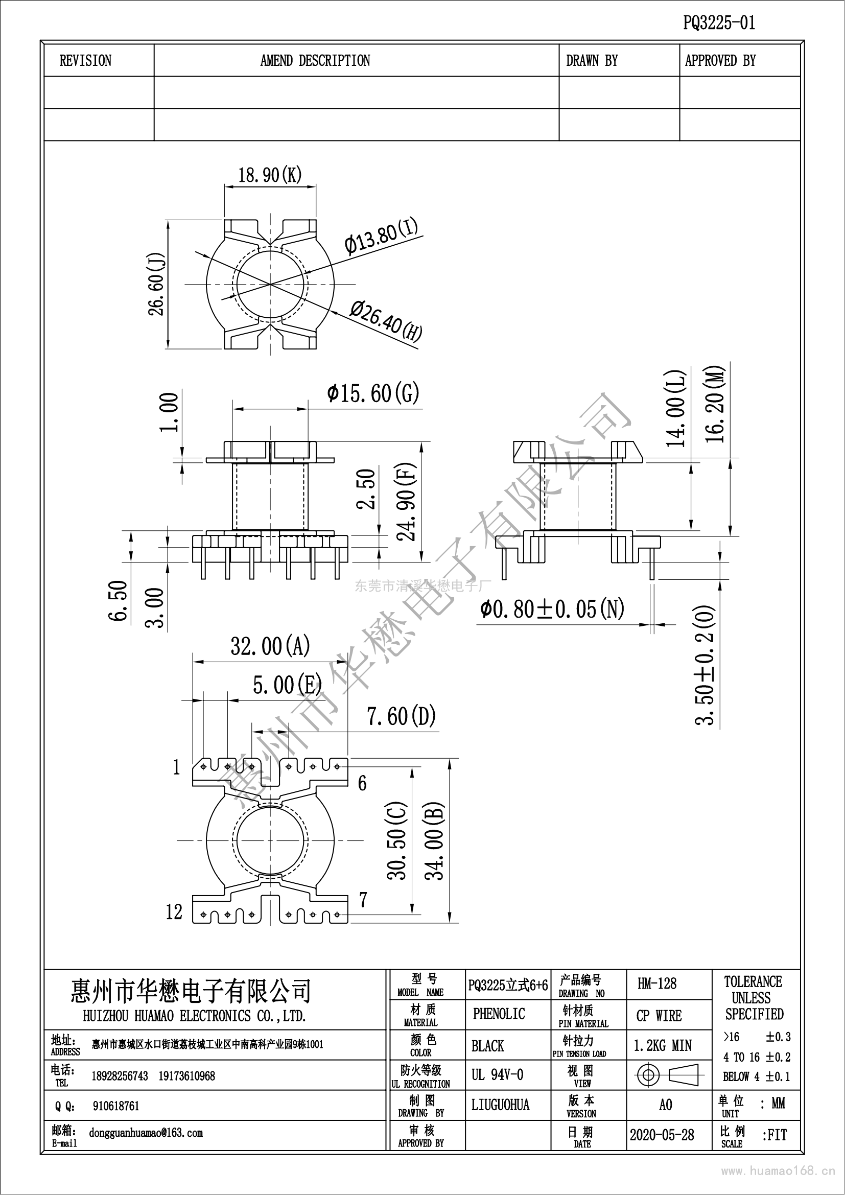 HM-128PQ3225-01