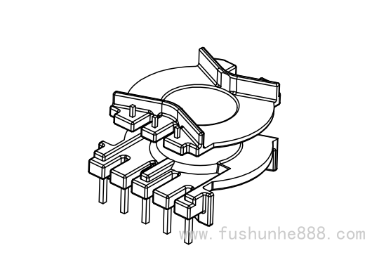 EQV-2707 单边底部5针+顶部3针