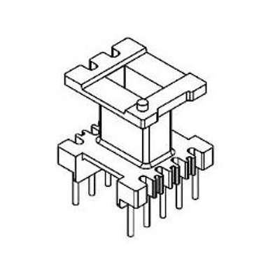 XWC-EE-13/EE-13立式(5+5PIN)带挡板飞线槽